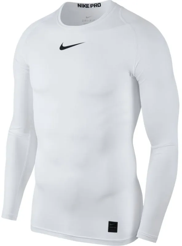 Nike Pro LS Comp Top - white/black/black Nike Pro LS Comp Top - white/black/black