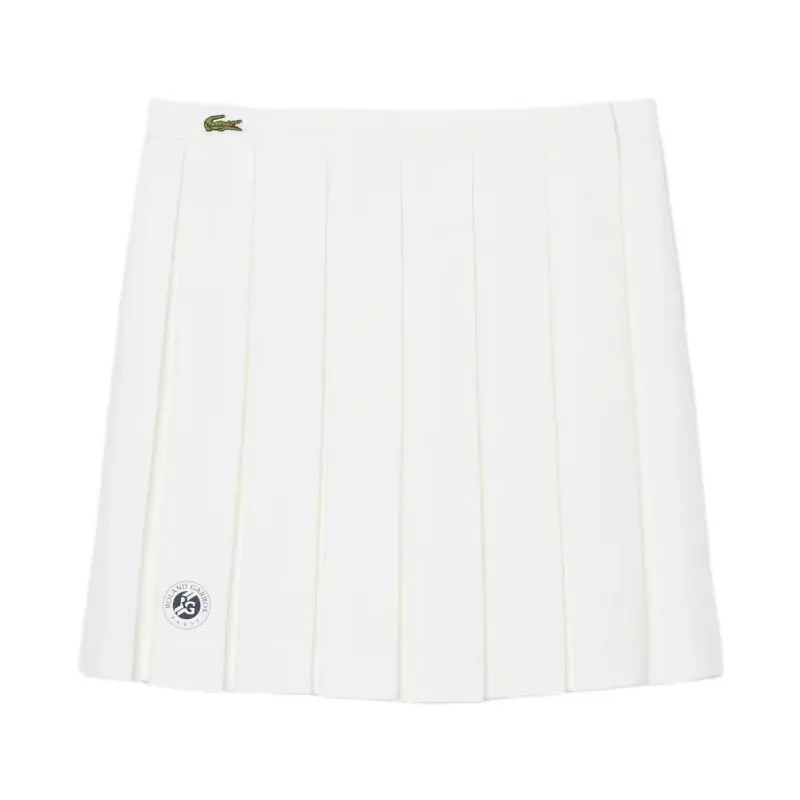 Lacoste Roland-Garros Edition Short Pleated - white