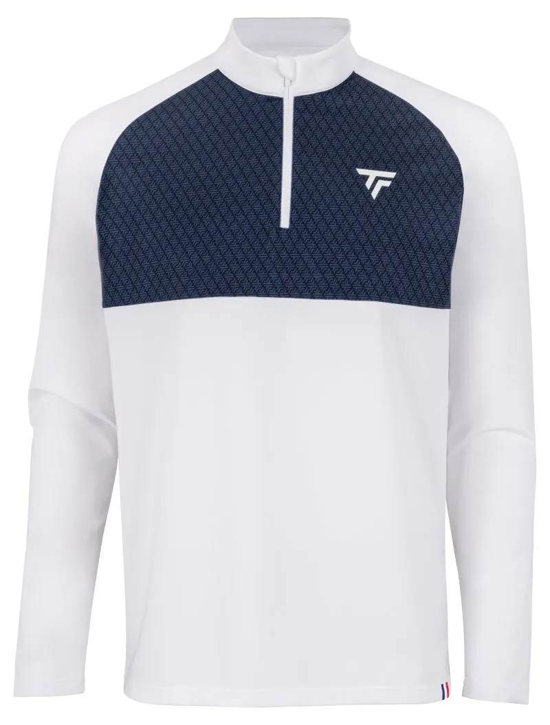 21THZIP23_1 Tecnifibre Thermo Zipper Longsleeves - white