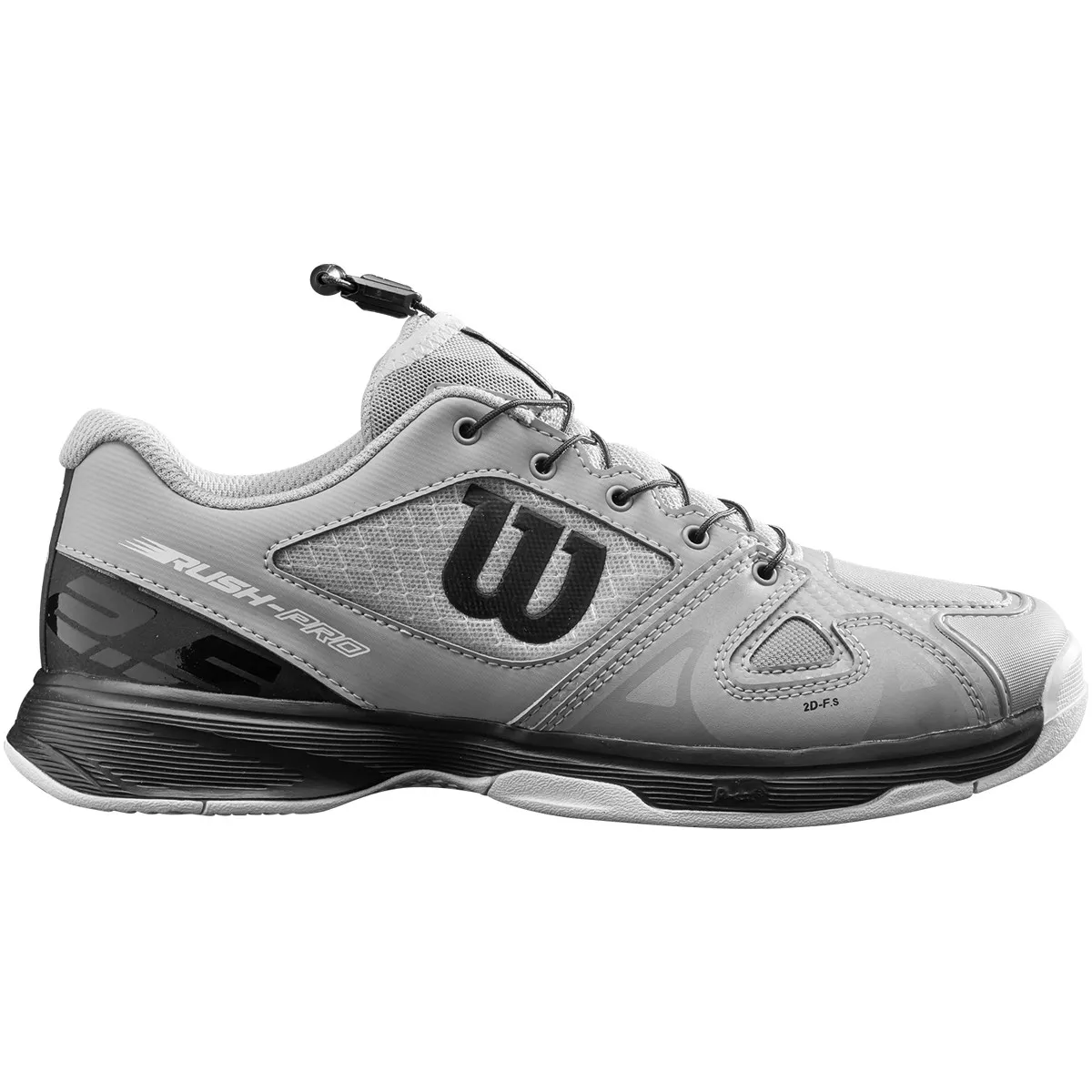 Wilson Rush Pro Junior QL - quarry/black/wht