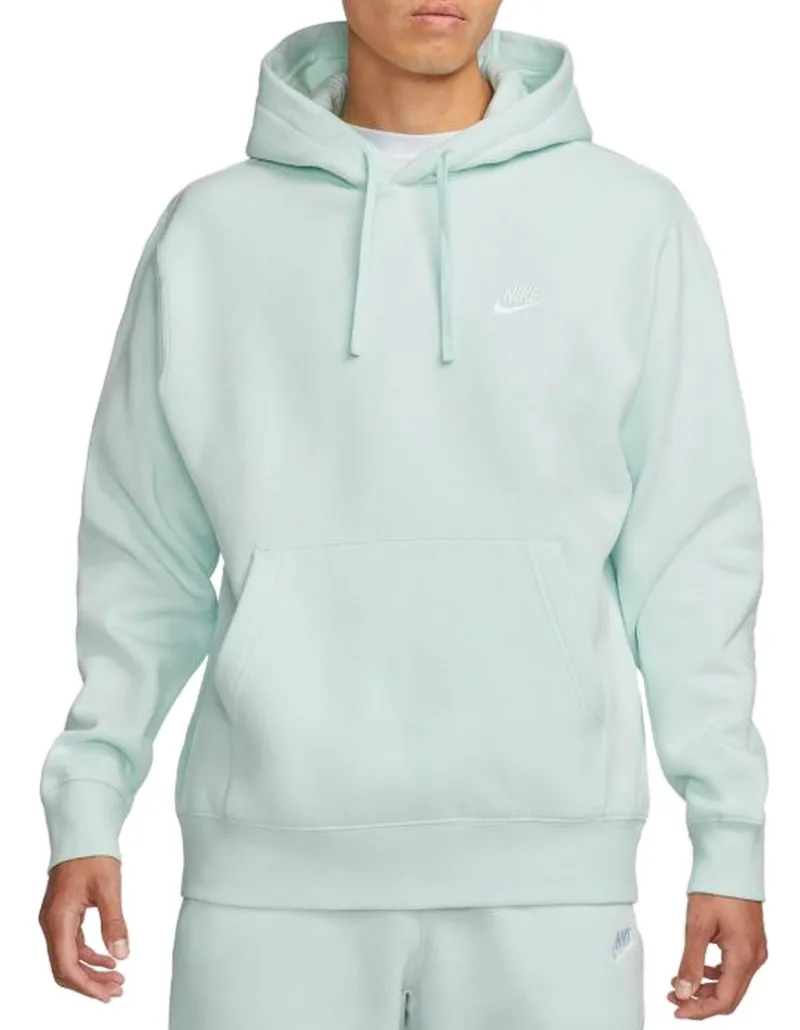 Nike Sportswear Club Hoodie PO BB - barley green/barley green/white Nike Sportswear Club Hoodie PO BB - barley green/barley green/white