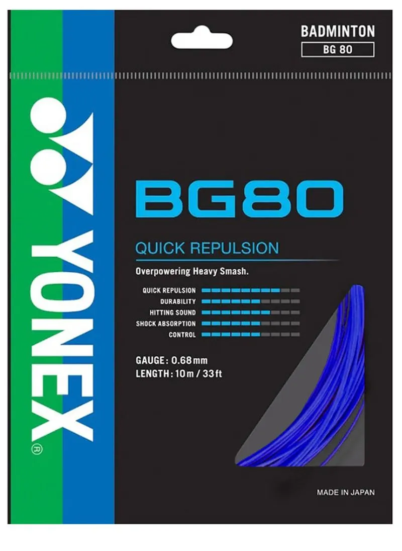 Yonex BG 80 (10 m) - royal blue