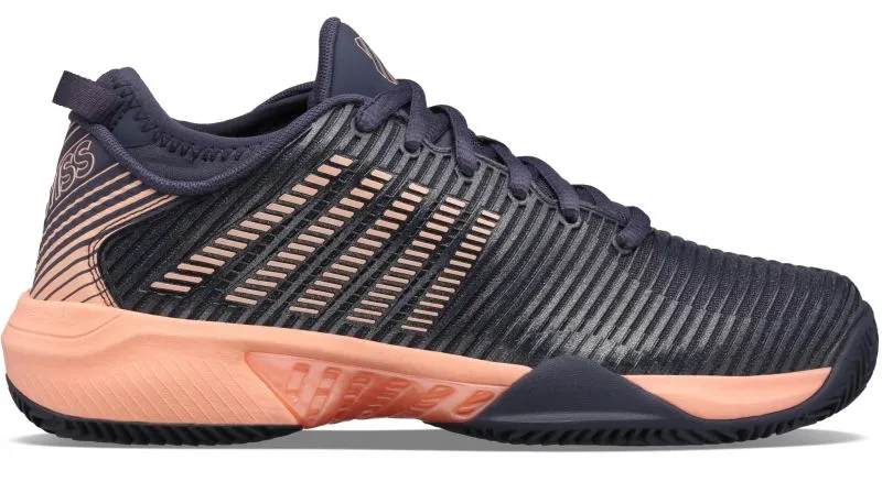 k-swiss-hypercourt-supreme-hb-clay-women-graystone-peach-nectar-3 K-Swiss Hypercourt Supreme HB Clay Women - graystone/peach nectar