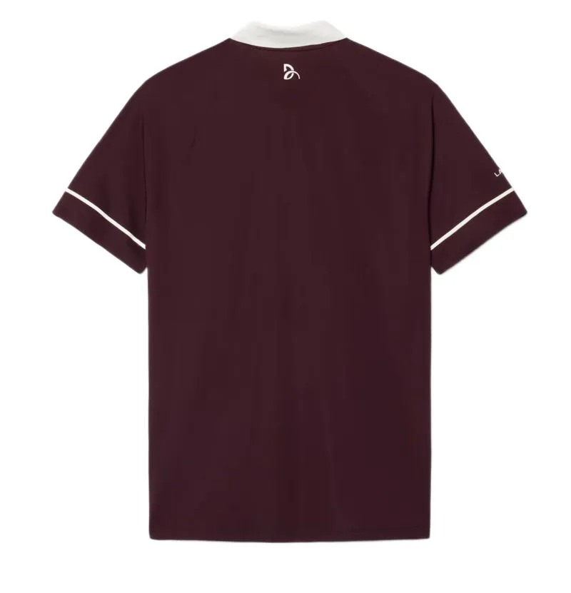 Lacoste Tennis x Novak Djokovic On Court - maroon/white