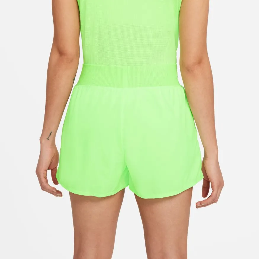 Nike Court Dri-Fit Victory Short W - lime glow/black