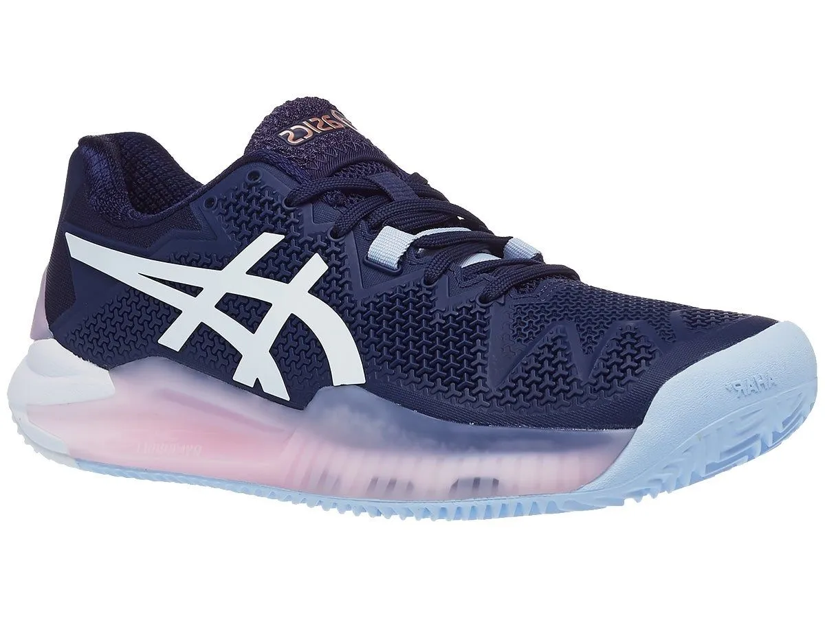 Asics Women Gel-Resolution 8 Clay - peacoat/white