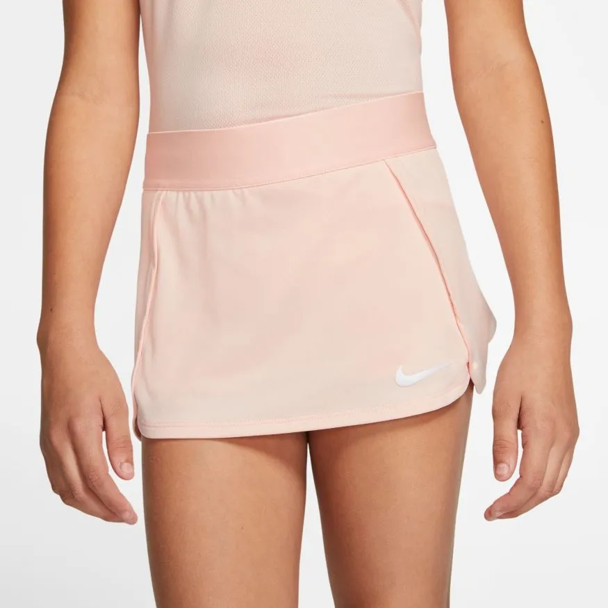 Nike Court Skirt STR - washed coral/white