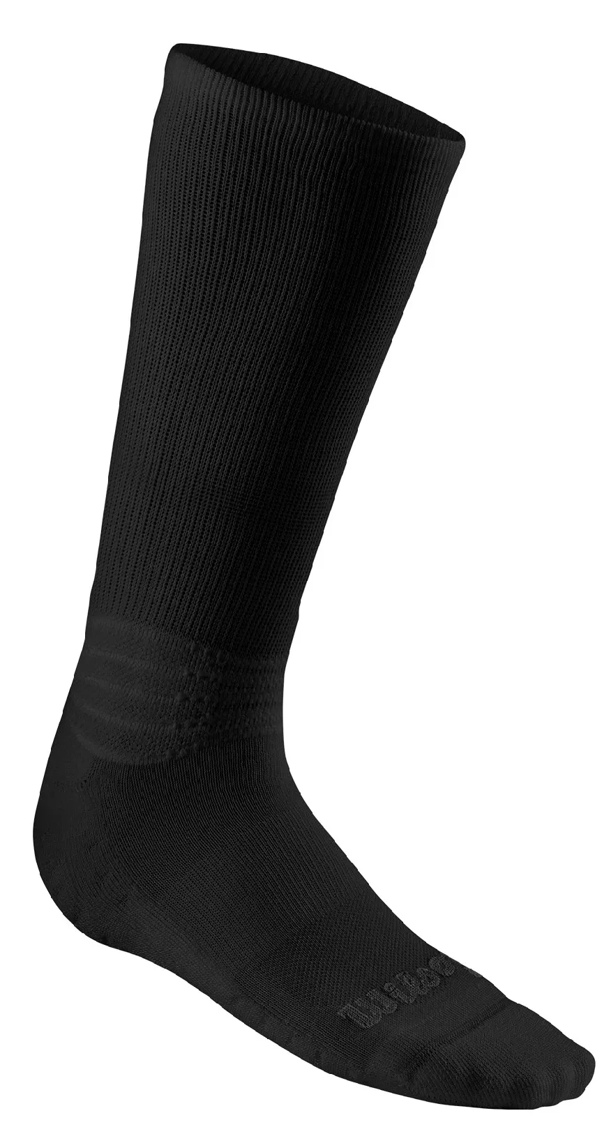WRA802805_0_KAOS_CREW_SOCK_1PR-PK_Mens_BL_BL-png-high-res Wilson Men's Kaos Crew Sock 1P - black/black