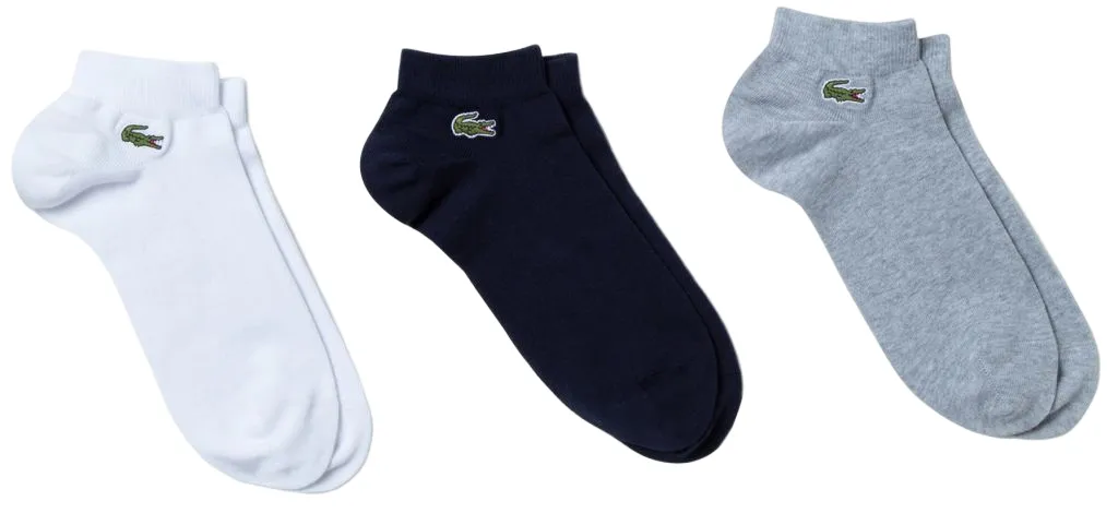 Lacoste SPORT Low-Cut Cotton Socks 3P