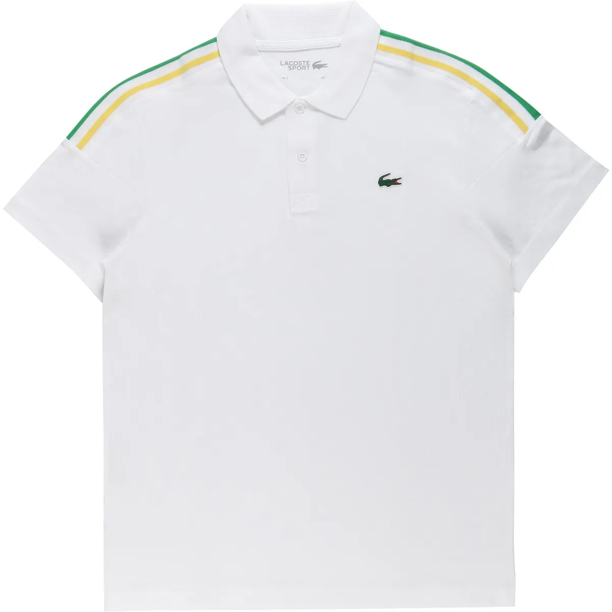 Lacoste Men’s Fall Player Cotton Polo - white Lacoste Men’s Fall Player Cotton Polo - white