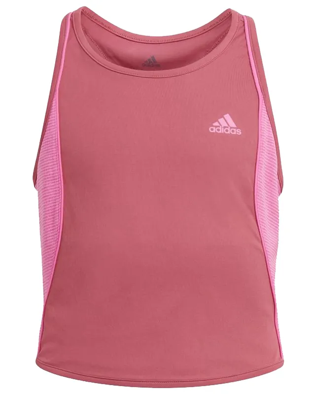 Adidas Girls Pop Up Tank - wild pink/screaming pink