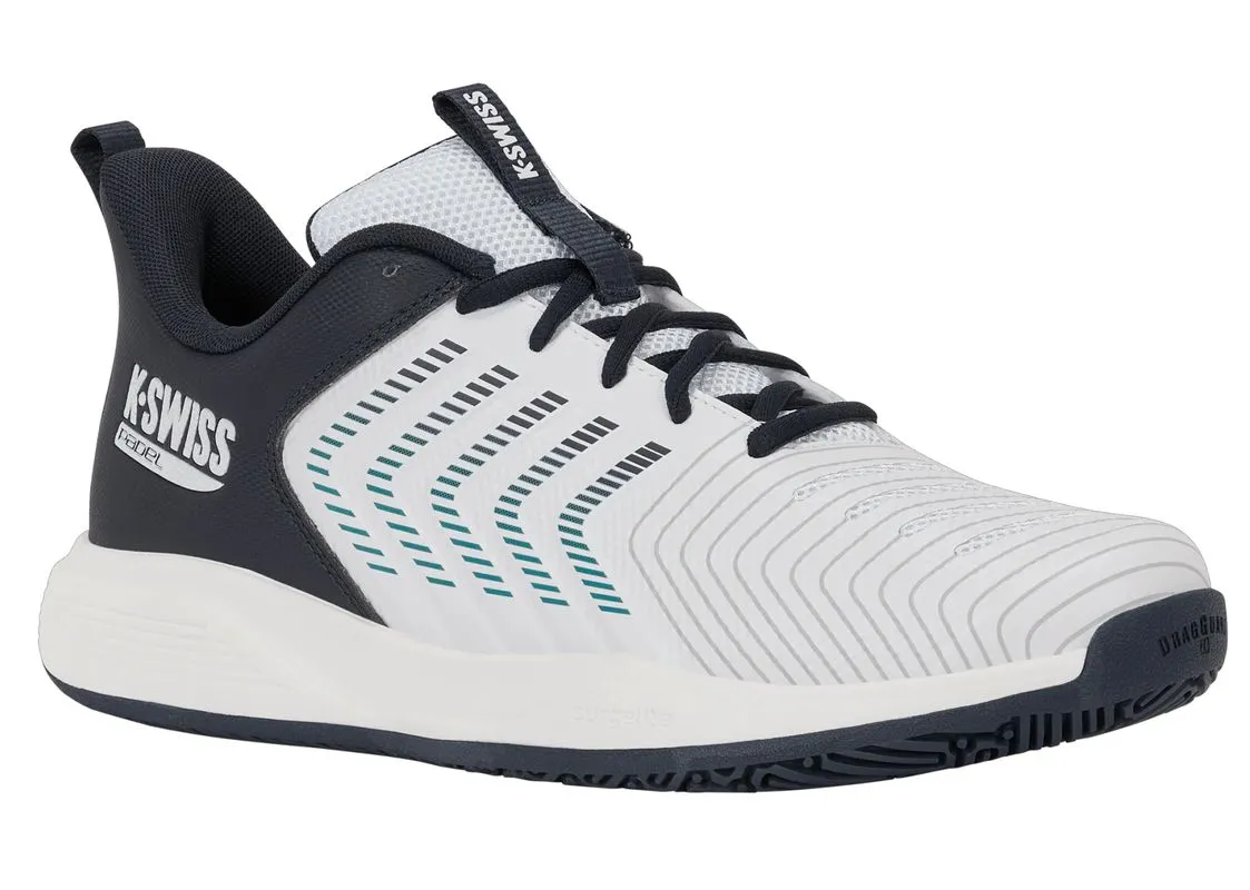 K-Swiss Ultrashot Light Padel - white/carbon/baltic K-Swiss Ultrashot Light Padel - white/carbon/baltic
