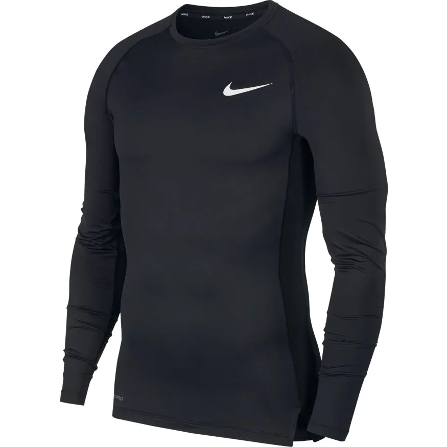 Nike Pro Top LS Tight - black/white Nike Pro Top LS Tight - black/white