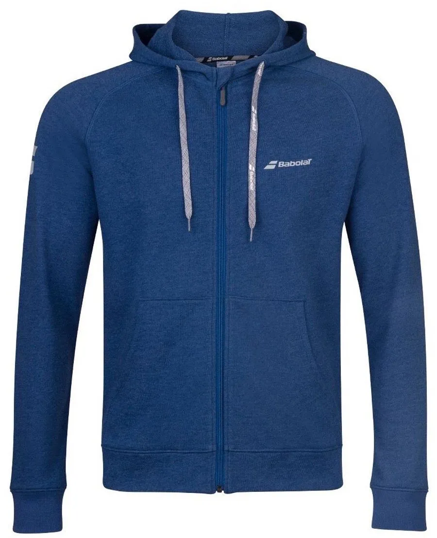 babolat-exercise-hood-jacket-boy-estate-blue-heather-1 Babolat Exercise Hood Jacket Boy - estate blue heather