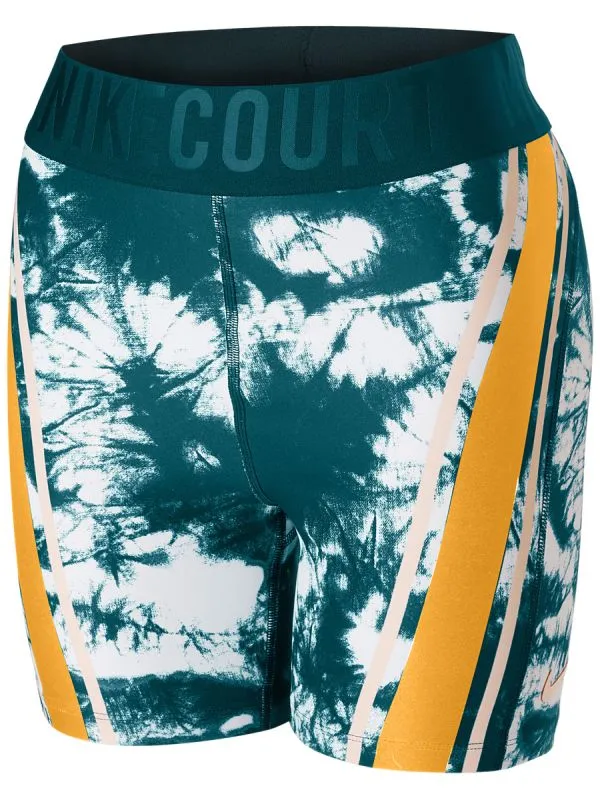 Nike Court Power BL 5" Print Short - rainforest/orange peel Nike Court Power BL 5" Print Short - rainforest/orange peel