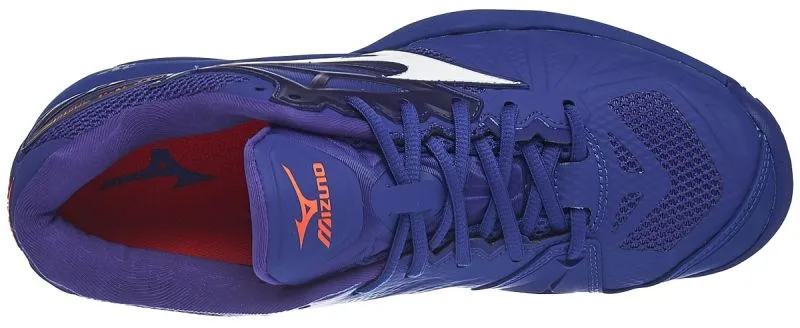 Mizuno Wave Intense Tour 5 CC - reflex blue/white/nasturtium