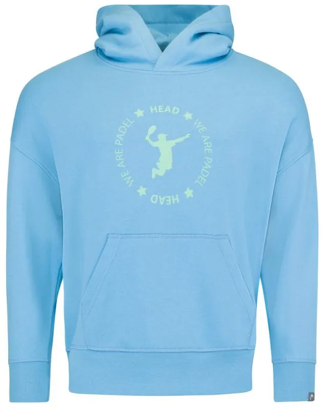 Men's Jumper Head Padel Hoodie - electric blue - Blue, Turquoise