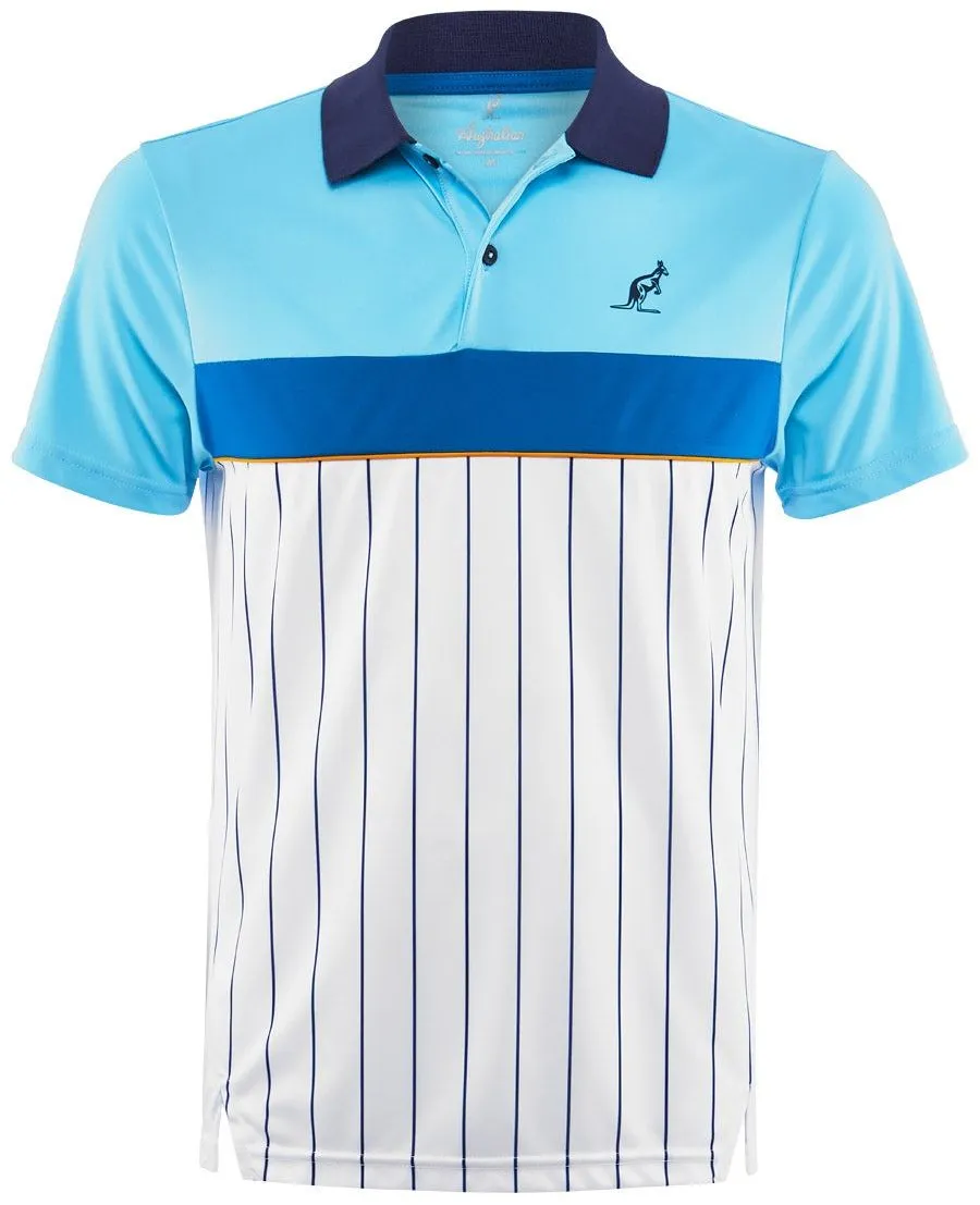 Australian Printed Ace Polo - cristallo Australian Printed Ace Polo - cristallo