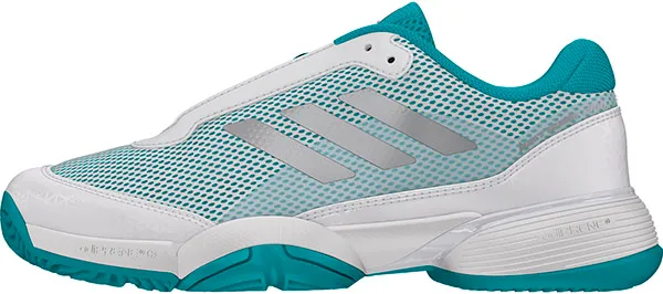 Adidas Barricade Club xJ - hi-res aqua/ftw white/metallic silver