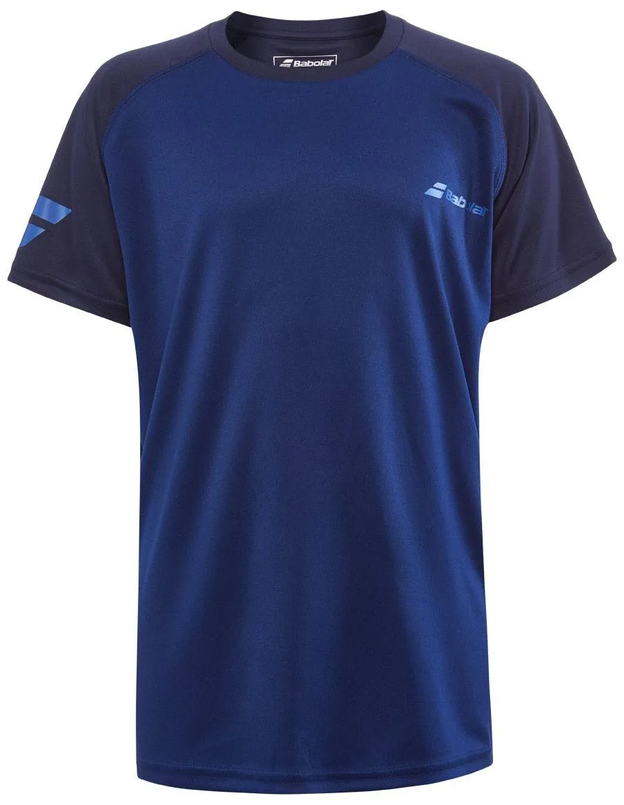 Babolat Play Crew Neck Tee Boy - estate blue