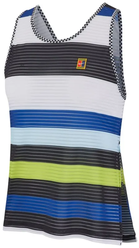 Nike Court Dry Printed Tank - white/white