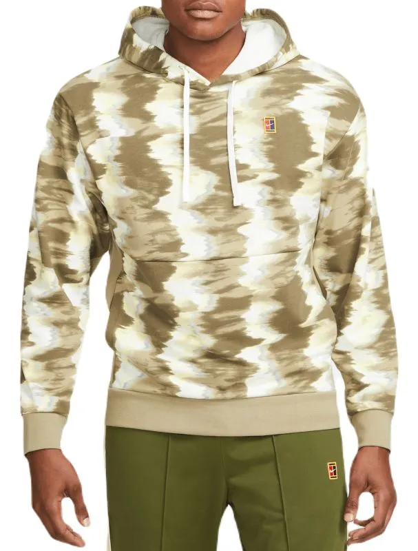 Nike Court Fleece Tennis Hoodie - medium olive