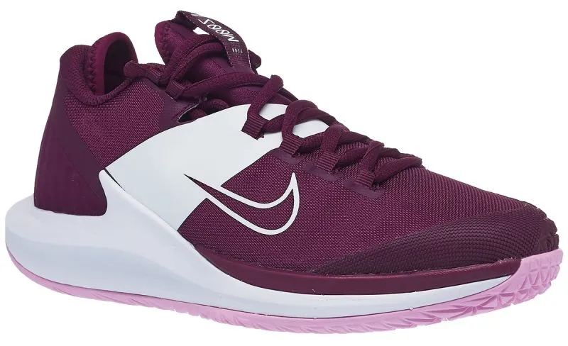 Nike W Court Air Zoom Zero - bordeaux/bordeaux/pink rise