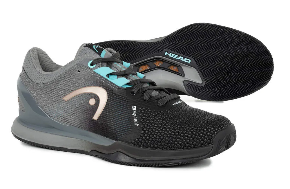 Head Sprint Pro 3.0 SF Clay Women - black/light blue
