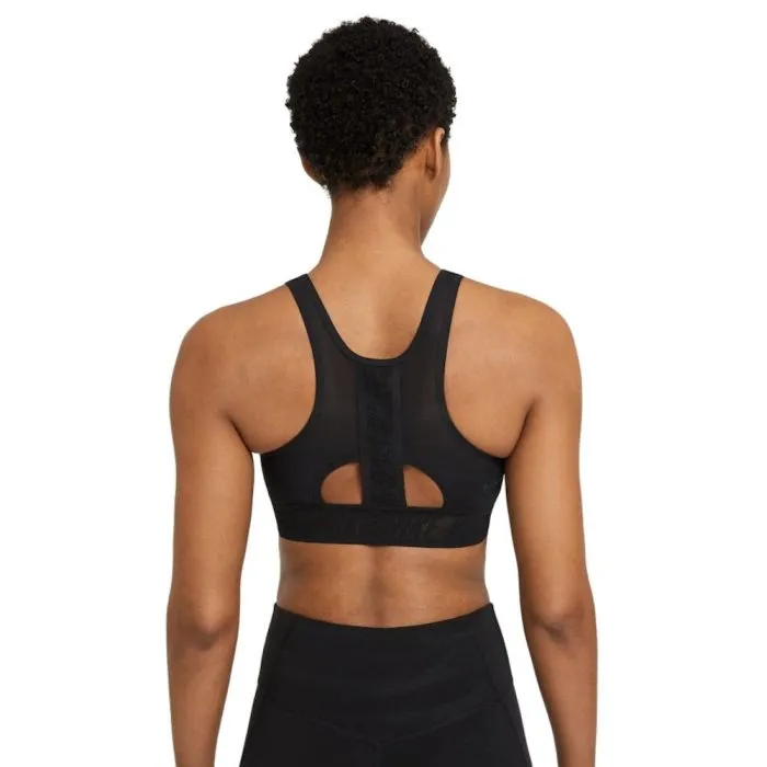 Nike Swoosh UltraBreathe Bra W - black/black/black/dark smoke grey