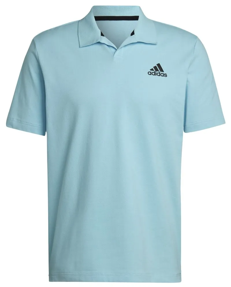 Men's Polo T-shirt Adidas Club House 3-Bar Tennis - bliss blue - Blue