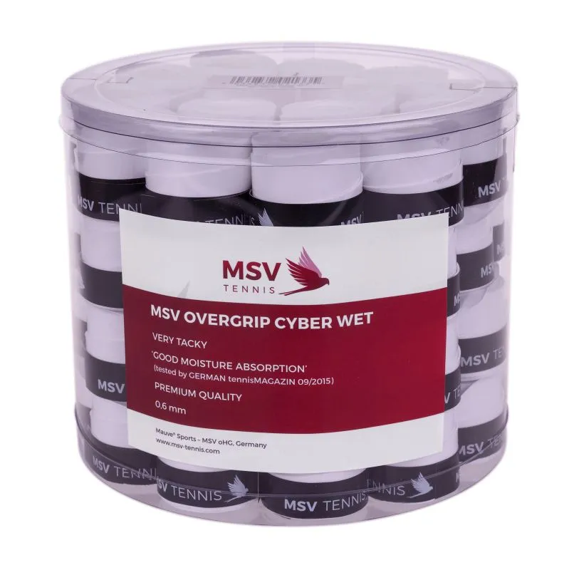 MSV Cyber Wet Overgrip 60P - white