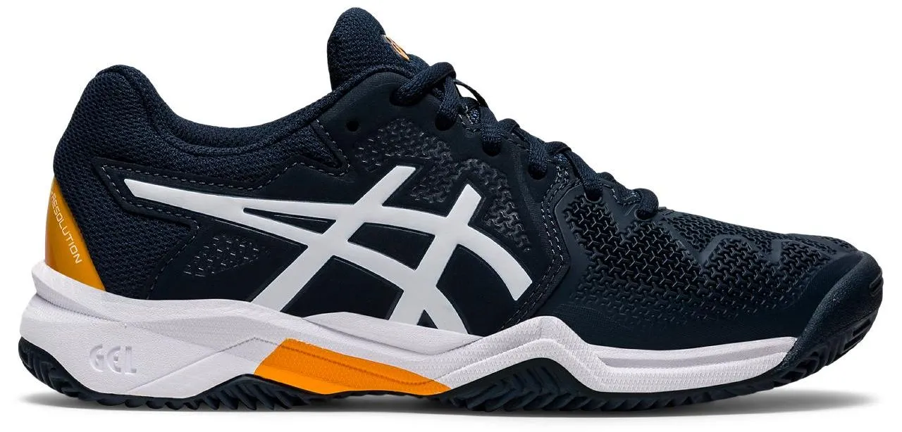 Asics Gel-Resolution 8 Clay GS - french blue/white