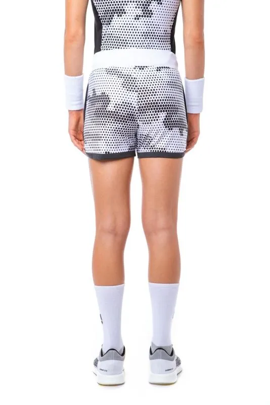 Hydrogen Women Tech Camo Shorts - camo black/white
