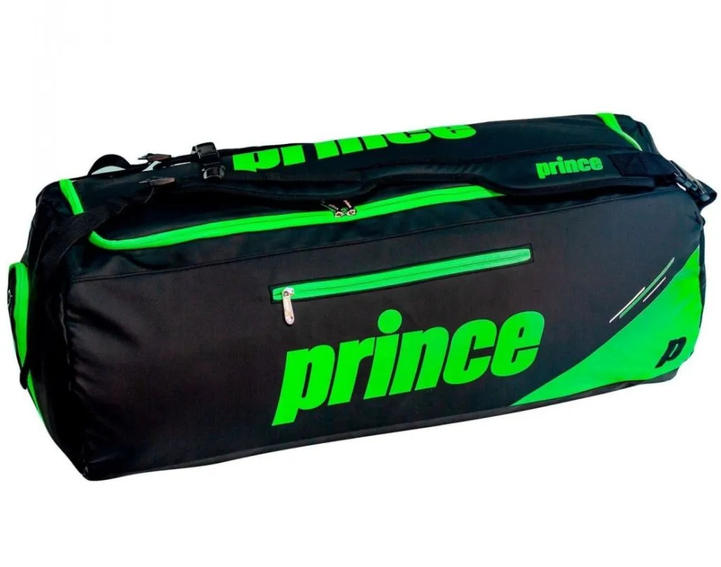 Prince Premium Tournament Bag L - black/green Prince Premium Tournament Bag L - black/green