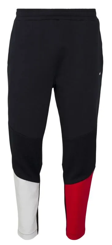 TH-MW0MW30381 Tommy Hilfiger Colorblocked Mix Media Sweatpant - desert sky