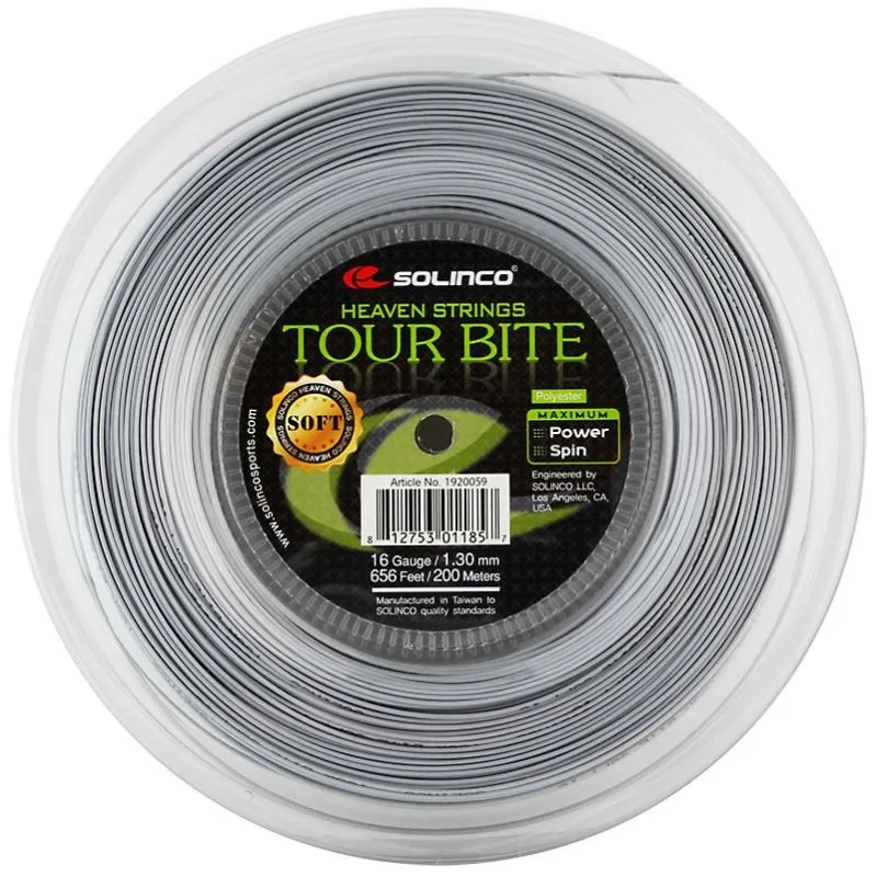 Solinco Tour Bite Soft (200 m) - grey