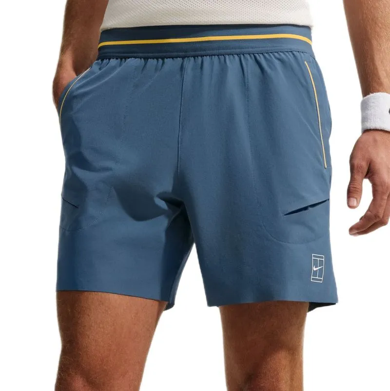 Nike Court Advantage Dri-Fit 6in Tennis - new slate/laser orange/white Nike Court Advantage Dri-Fit 6in Tennis - new slate/laser orange/white
