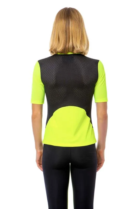 Hydrogen Second Skin Tee Woman - fluo yellow