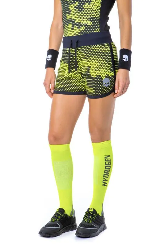 hydrogen-women-tech-camo-shorts-camo-fluo-yellow-black-2 Hydrogen Women Tech Camo Shorts - camo fluo yellow/black