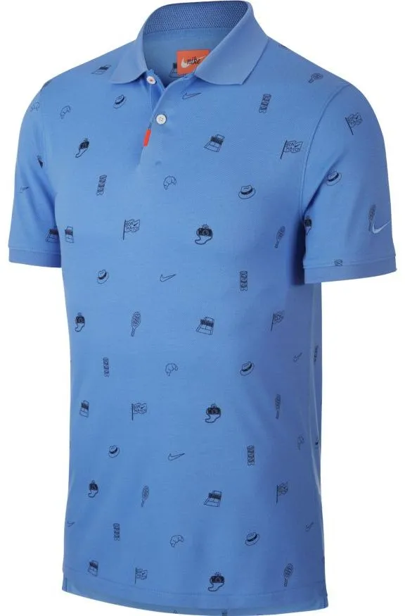Nike Court Polo Veener Slim - royal pulse