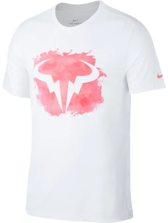 Nike Court Rafa DB Tee - white/digital pink Nike Court Rafa DB Tee - white/digital pink