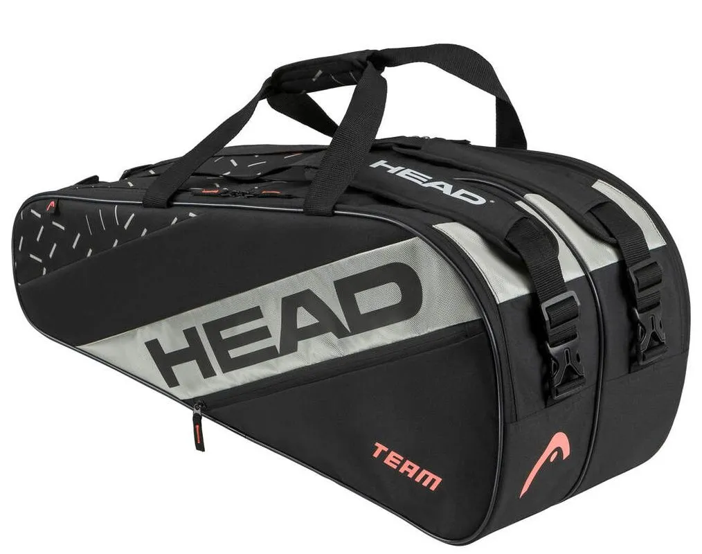 Head Team Racquet Bag L - black/ceramic