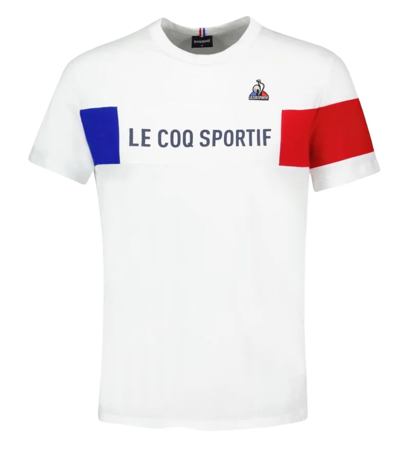 Le Coq Sportif TRI Tee Short Sleeve N°1 SS23 - new optical white Le Coq Sportif TRI Tee Short Sleeve N°1 SS23 - new optical white