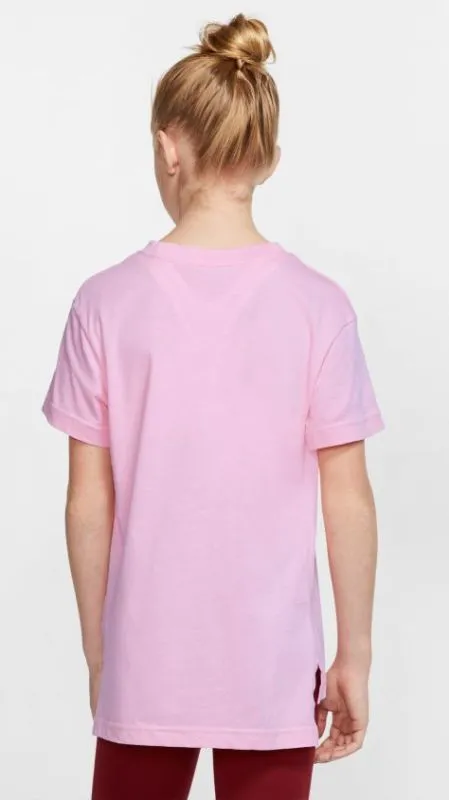 Nike G NSW Tee DPTL Basic Futura - light arctic pink/white