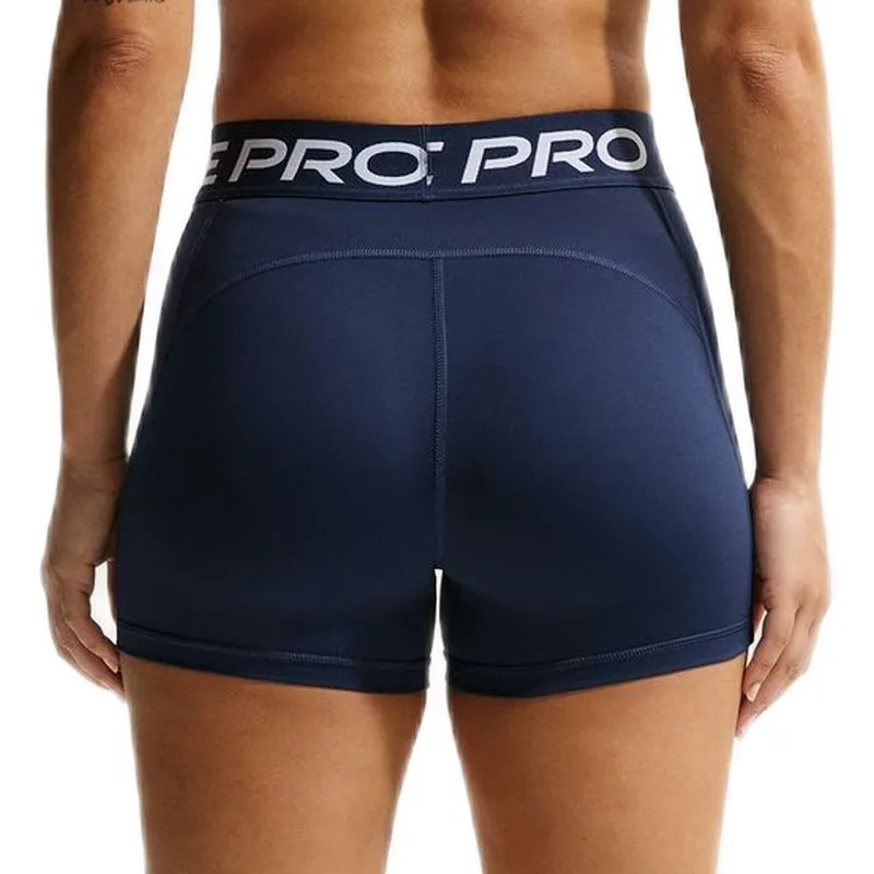 Nike Pro Dri-Fit 365 Mid-Rise 3in - midnight navy/white