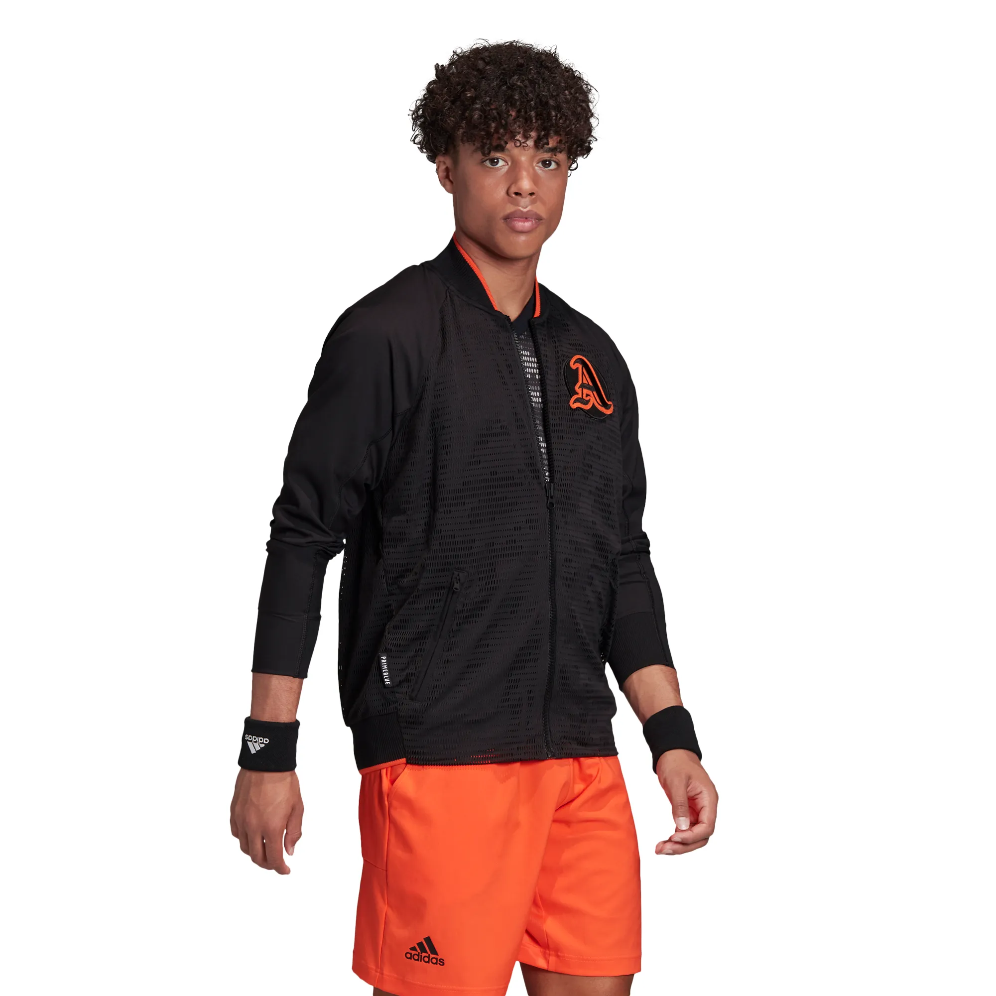 Adidas VRCT Primeblue Jacket M - black/true orange