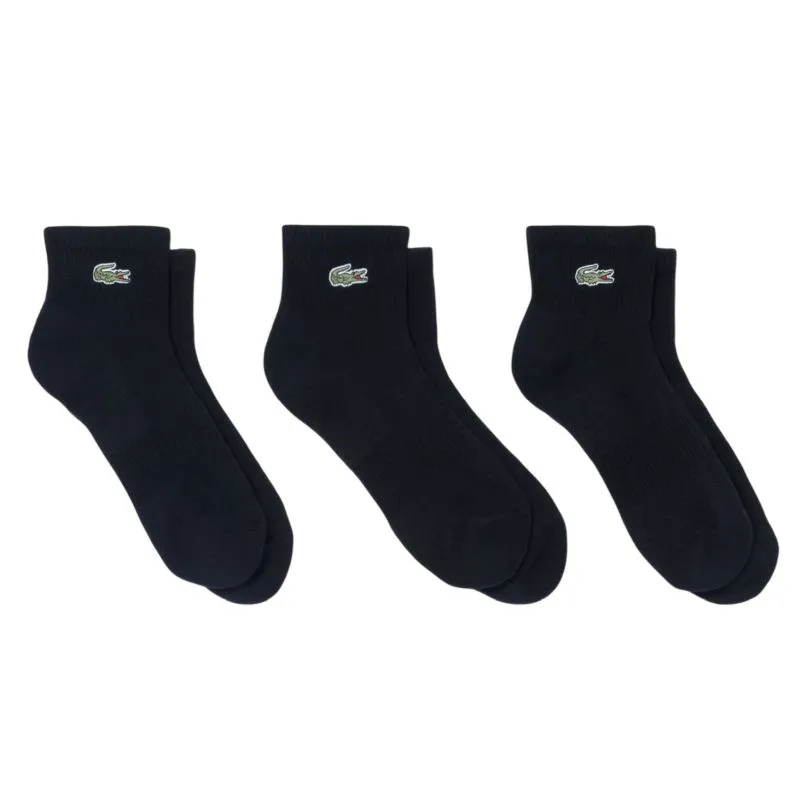 Lacoste Ankle Sport 3P - black