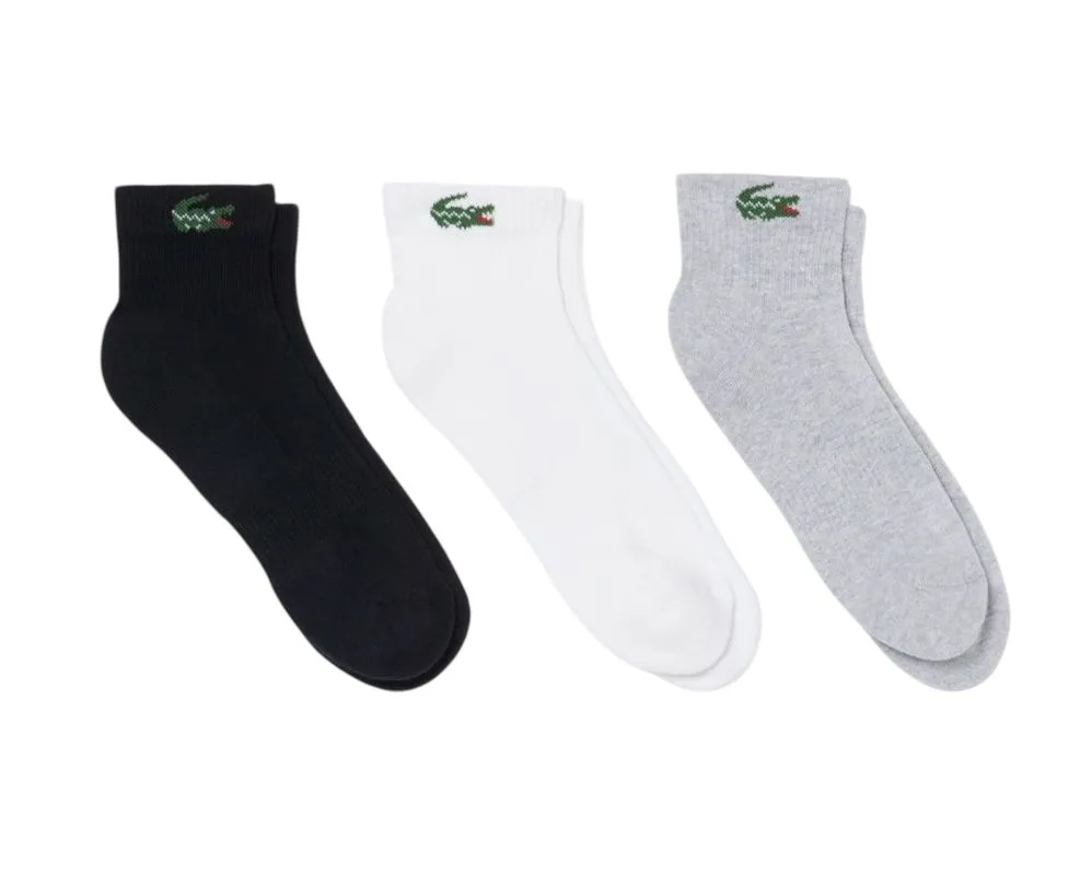 Lacoste Low 3P - white/grey/black Lacoste Low 3P - white/grey/black