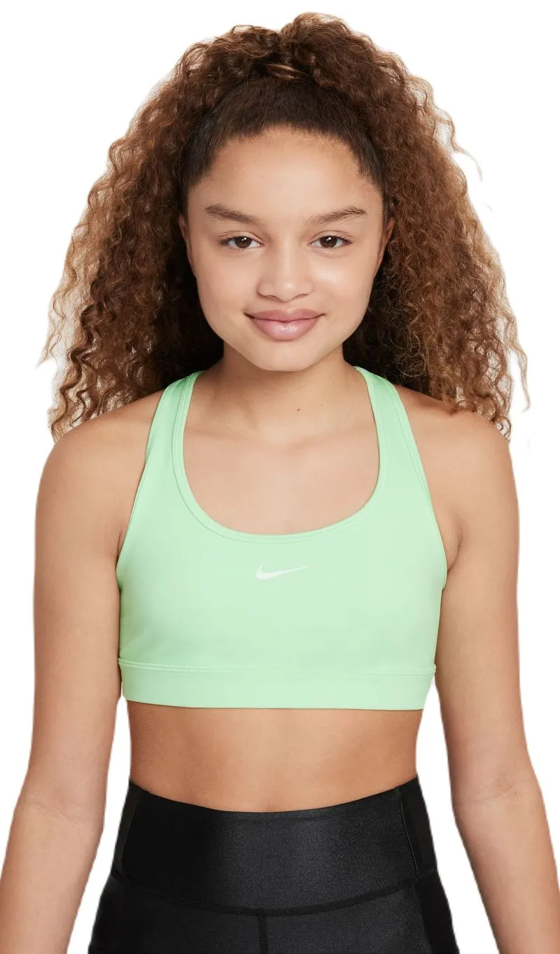 Nike Girls Swoosh Sports Bra - vapor green/white Nike Girls Swoosh Sports Bra - vapor green/white