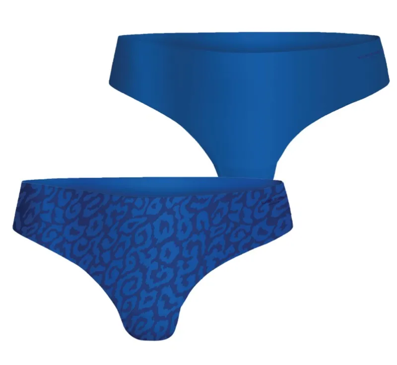 Björn Borg Performance Thong 2P - blue Björn Borg Performance Thong 2P - blue